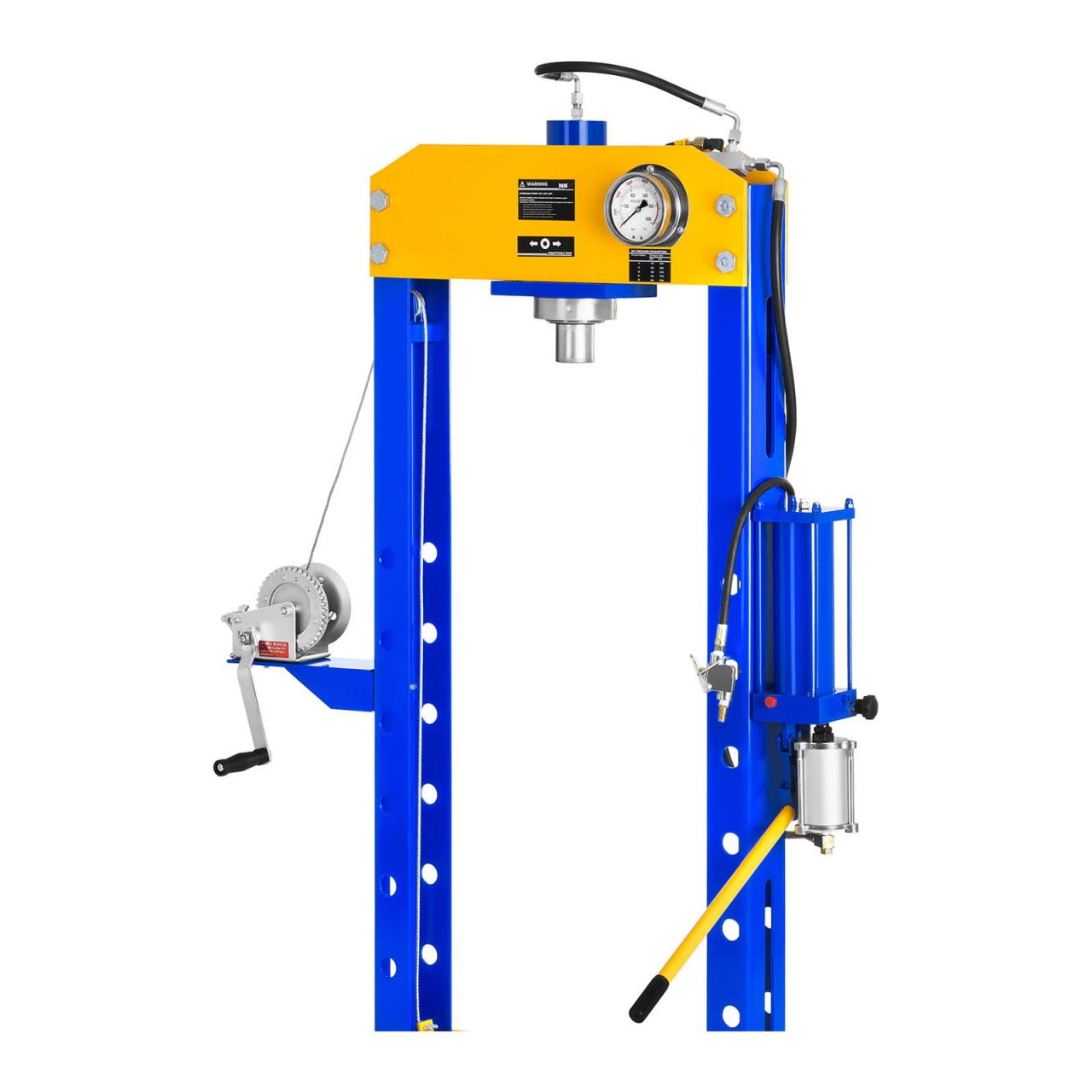 Dílenský lis hydropneumatický- 10 tun lisovací tlak - Hydraulické lisy MSW