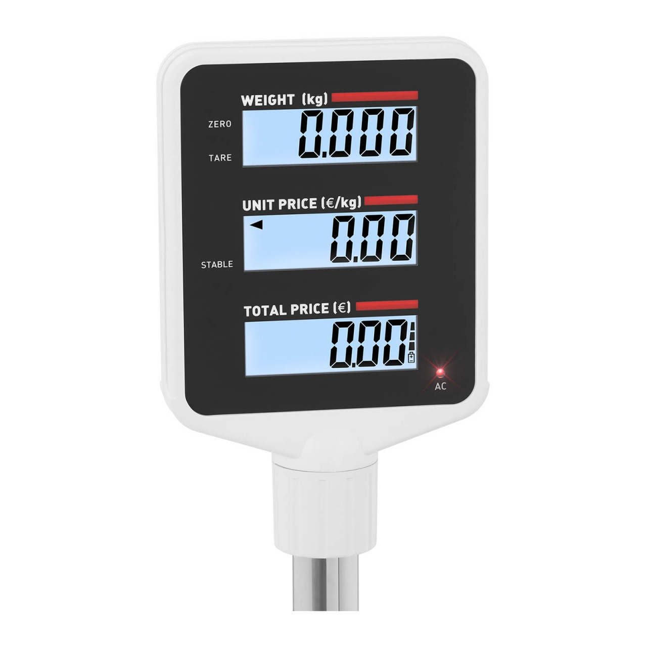 Kontrolní váha 6 kg / 1 g vysoký LCD displej - Obchodní váhy Steinberg Systems